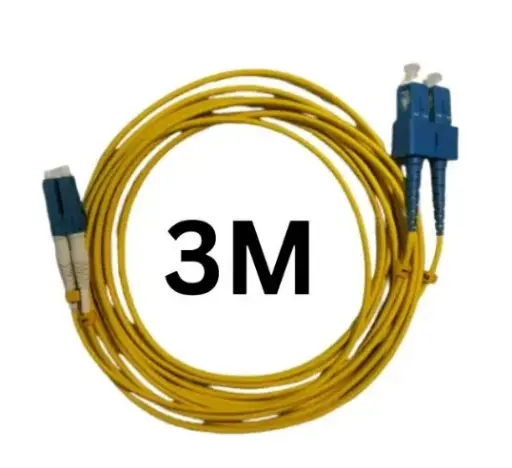 [1440000389] FIBER PATCH CORD, SC/UPC-LC/UPC SM9 2MM DX OFNP 3M